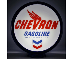 Chevron Gasoline Glass Gas Pump Globe Lamp