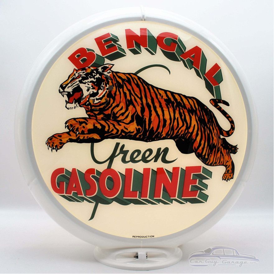 Bengal Green Gasoline Glass Gas Pump Globe Lamp Bengal Green Gasoline Glass Gas Pump Globe Lamp
