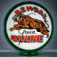 Bengal Green Gasoline Glass Gas Pump Globe Lamp