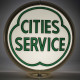 Cities Service Green Glass Gas Pump Globe Lamp