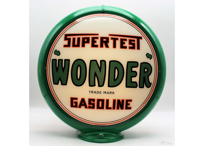 Supertest Wonder Gasoline Glass Gas Pump Globe Lamp