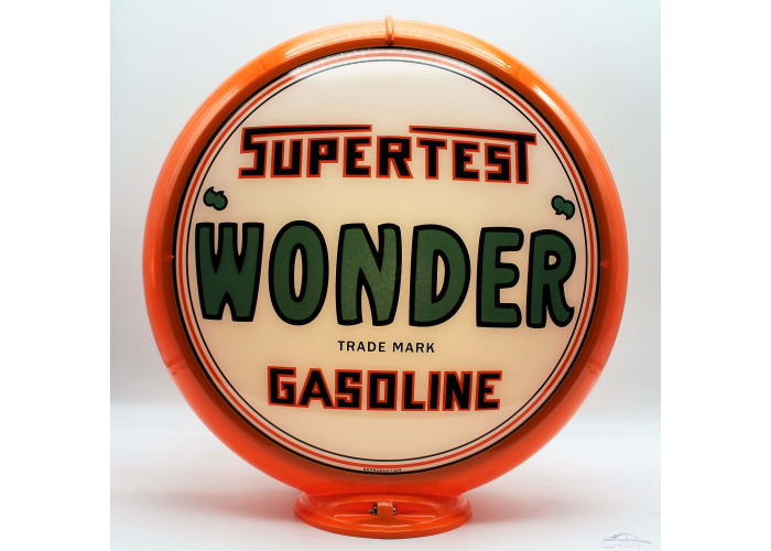 Supertest Wonder Gasoline Glass Gas Pump Globe Lamp