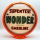 Supertest Wonder Gasoline Glass Gas Pump Globe Lamp Supertest Wonder Gasoline Glass Gas Pump Globe Lamp