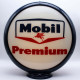 Mobil Premium Glass Gas Pump Globe Lamp