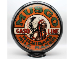 Musgo Gasoline Glass Gas Pump Globe Lamp