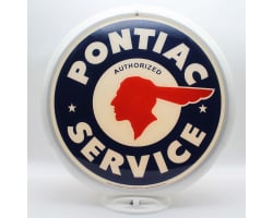 Pontiac Service Glass Gas Pump Globe Lamp