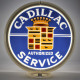 Cadillac Authorized Service Glass Gas Pump Globe Lamp