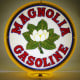 Magnolia Gasoline Glass Gas Pump Globe Lamp Magnolia Gasoline Glass Gas Pump Globe Lamp