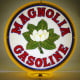 Magnolia Gasoline Glass Gas Pump Globe Lamp