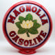 Magnolia Gasoline Glass Gas Pump Globe Lamp Magnolia Gasoline Glass Gas Pump Globe Lamp