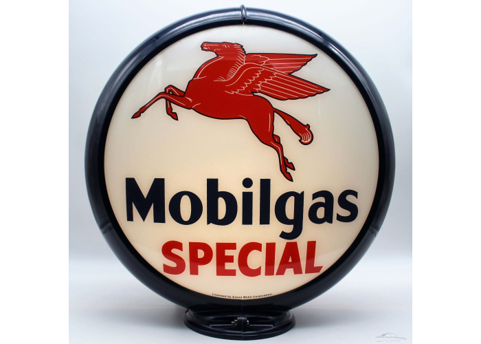 Mobilgas Special Glass Gas Pump Globe Lamp