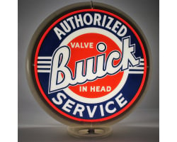 Buick Authorized Service Glass Gas Pump Globe Lamp