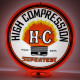 Supertest H-C High Compression Glass Gas Pump Globe Lamp