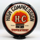 Supertest H-C High Compression Glass Gas Pump Globe Lamp Supertest H-C High Compression Glass Gas Pump Globe Lamp