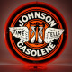 Johnson Gasolene Glass Gas Pump Globe Lamp Johnson Gasolene Glass Gas Pump Globe Lamp