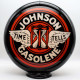 Johnson Gasolene Glass Gas Pump Globe Lamp Johnson Gasolene Glass Gas Pump Globe Lamp