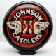 Johnson Gasolene Glass Gas Pump Globe Lamp