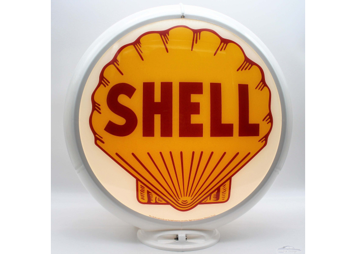Shell Glass Gas Pump Globe Lamp