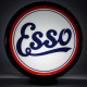 Esso Script Glass Gas Pump Globe Lamp