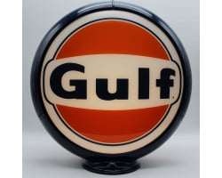 Gulf 2019 Glass Gas Pump Globe Lamp