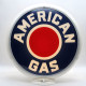 American Gas Red Dot Gas Pump Globe Lamp