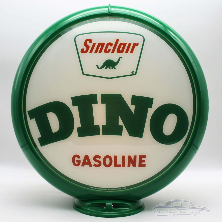 Sinclair Dino Word Glass Gas Pump Globe Lamp Sinclair Dino Word Glass Gas Pump Globe Lamp