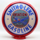 Smith-O-Lene Gasoline Glass Gas Pump Globe Lamp Smith-O-Lene Gasoline Glass Gas Pump Globe Lamp