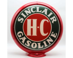 Sinclair H-C Gasoline Glass Gas Pump Globe Lamp