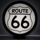 Route 66 Glass Gas Pump Globe Lamp Route 66 Glass Gas Pump Globe Lamp