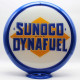 Sunoco Dynafuel Glass Gas Pump Globe Lamp