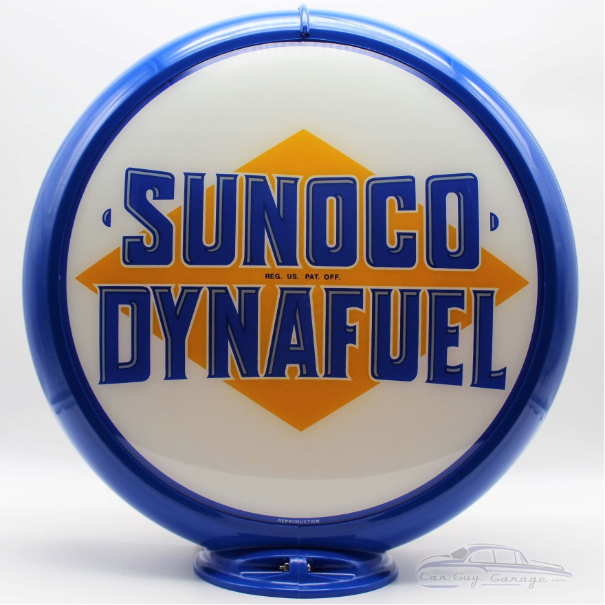 Sunoco Dynafuel Glass Gas Pump Globe Lamp Sunoco Dynafuel Glass Gas Pump Globe Lamp