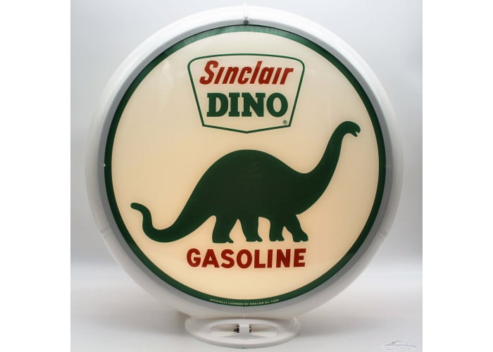 Sinclair Dino Large Animal Glass Gas Pump Globe Lamp