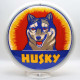 Husky Glass Gas Pump Globe Lamp