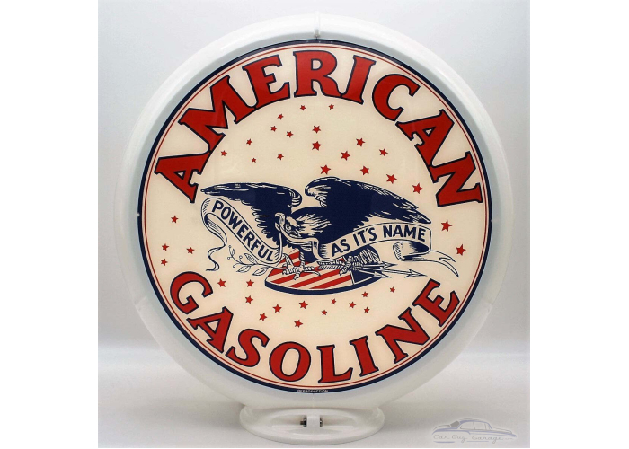 American Eagle Gasoline Gas Pump Globe Lamp