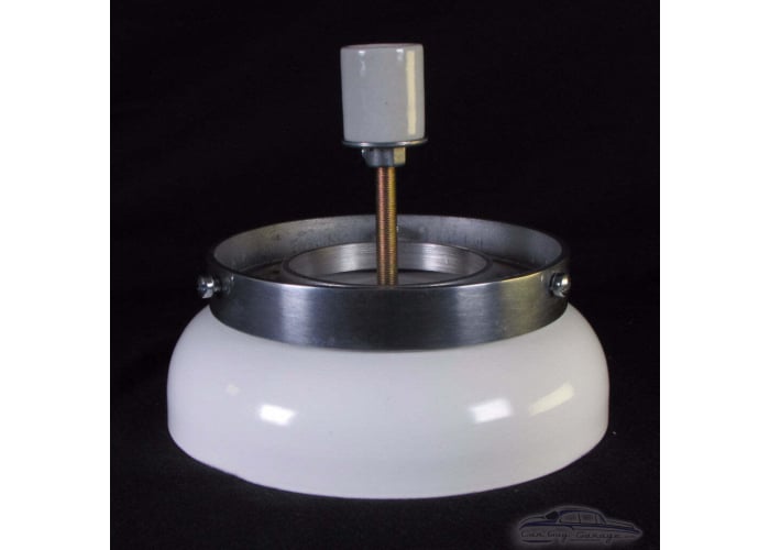 Flying A White Background Glass Gas Pump Globe Lamp