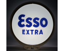 Esso Extra Glass Gas Pump Globe Lamp