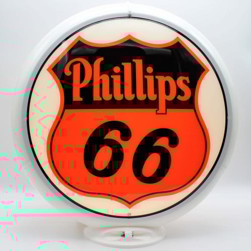 Phillips 66 Glass Gas Pump Globe Lamp