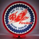 Pure Oil Firebird Glass Gas Pump Globe Lamp