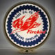 Pure Oil Firebird Glass Gas Pump Globe Lamp