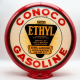 Conoco Ethyl Gasoline White Gas Pump Globe Lamp