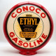 Conoco Ethyl Gasoline White Gas Pump Globe Lamp Conoco Ethyl Gasoline White Gas Pump Globe Lamp