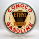 Conoco Ethyl Gasoline White Gas Pump Globe Lamp