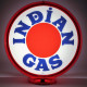Indian Gas Red Dot Glass Gas Pump Globe Lamp Indian Gas Red Dot Glass Gas Pump Globe Lamp