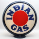 Indian Gas Red Dot Glass Gas Pump Globe Lamp