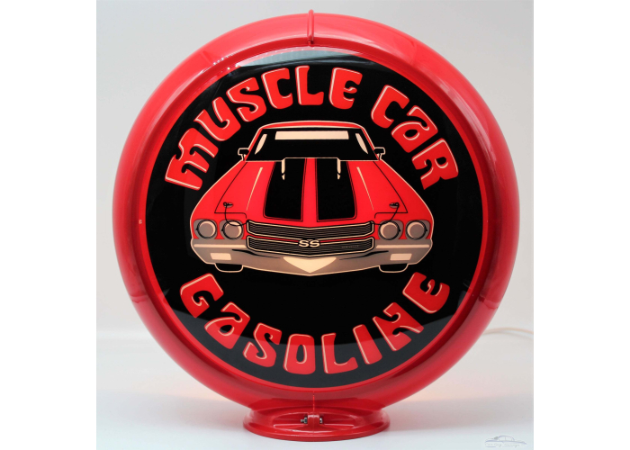 Chevelle Muscle Car Gasoline Glass Gas Pump Globe Lamp
