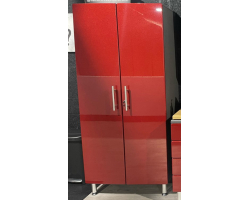 Red Modular 2-Door Tall Closet