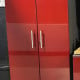 Red Modular 2-Door Tall Closet