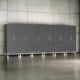 Grey Modular 6 Piece Garage Storage Closets Grey Modular 6 Piece Garage Storage Closets