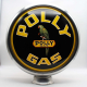 Polly Gas 15" Ad Globe with Lamp Base