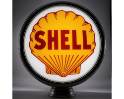 Shell 15" Ad Globe with Lamp Base